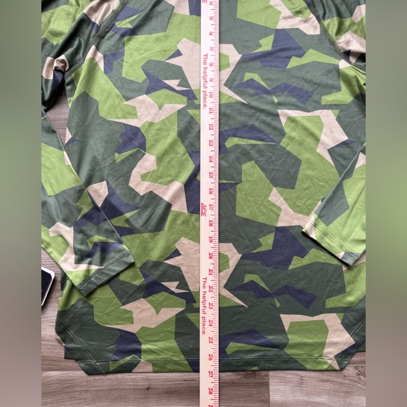 BASS OUTDOOR Men's Athletic Knit Long Sleeve Tee BCool Woodbn Camo Sz S New - Picture 9 of 10